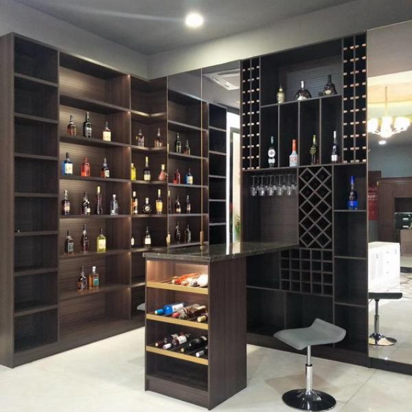 ALUMINUM WINE CABINET K4004